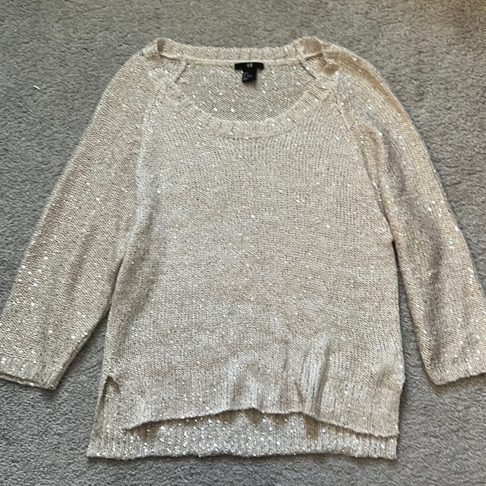 H and M sequin sweater S